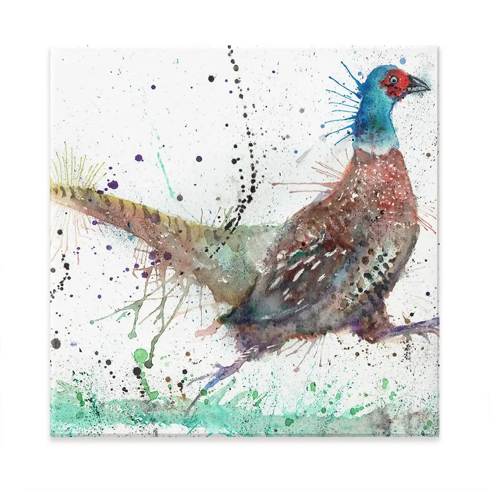 Fez The Pheasant Oversized Canvas Print Fez The Pheasant Oversized Canvas Print wall art product Art Print Shop