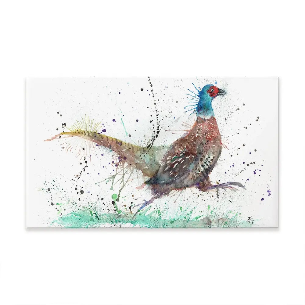 Fez The Pheasant Oversized Canvas Print Fez The Pheasant Oversized Canvas Print wall art product Art Print Shop