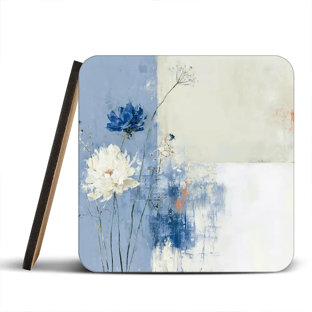 Field Flowers 3 Coaster Set Field Flowers 3 Coaster Set wall art product Chromatic Storm Studio
