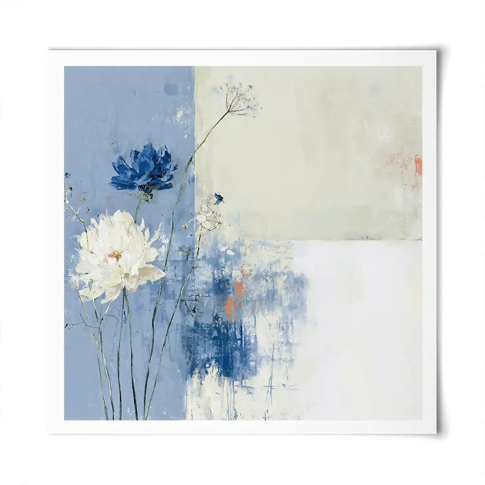 Field Flowers 3 Square Art Print Field Flowers 3 Square Art Print wall art product Chromatic Storm Studio
