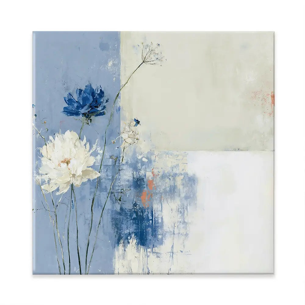 Field Flowers 3 Square Canvas Print Field Flowers 3 Square Canvas Print wall art product Chromatic Storm Studio