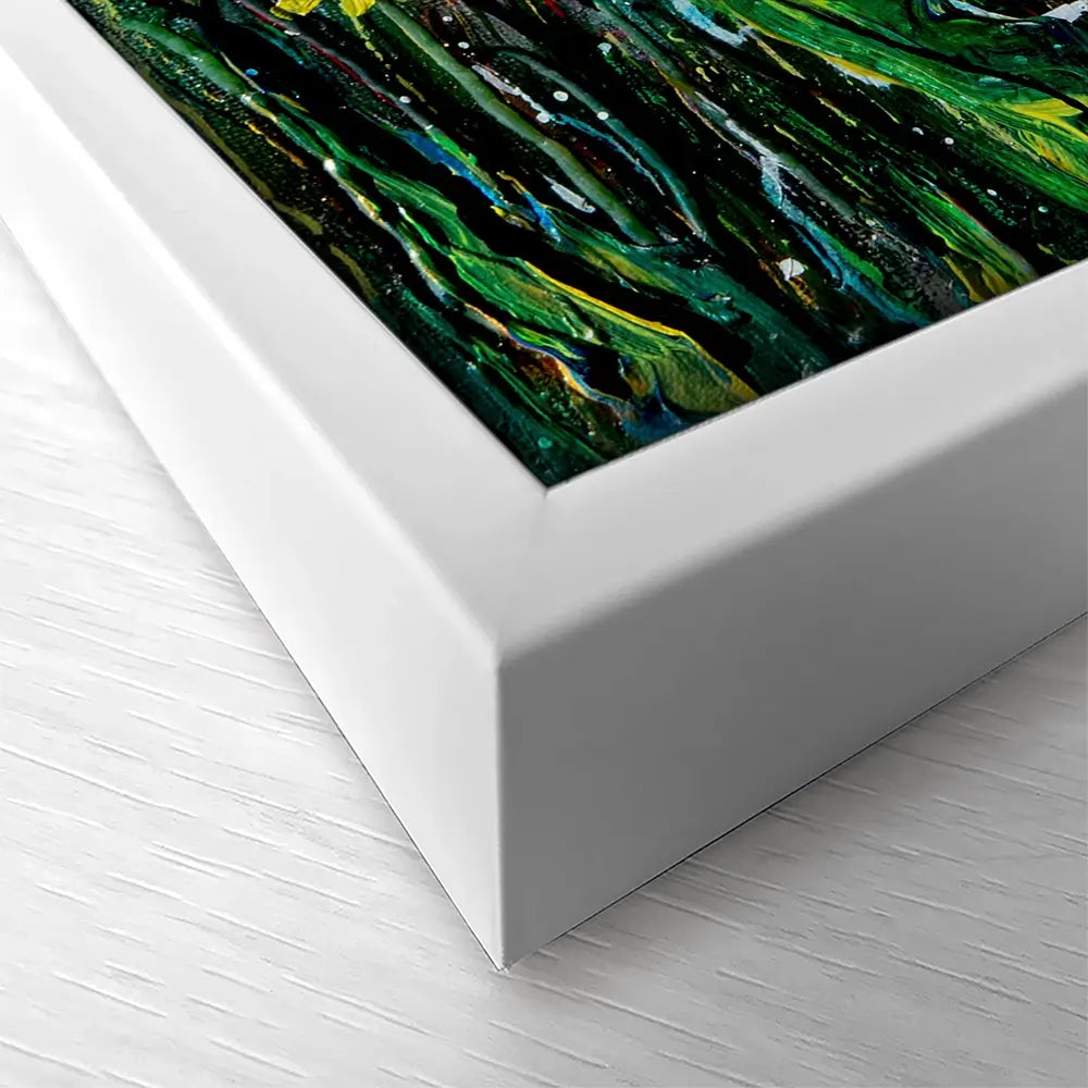Field Of Flowers And A Bee Square Canvas Print Field Of Flowers And A Bee Square Canvas Print wall art product Lena Owens - Independent