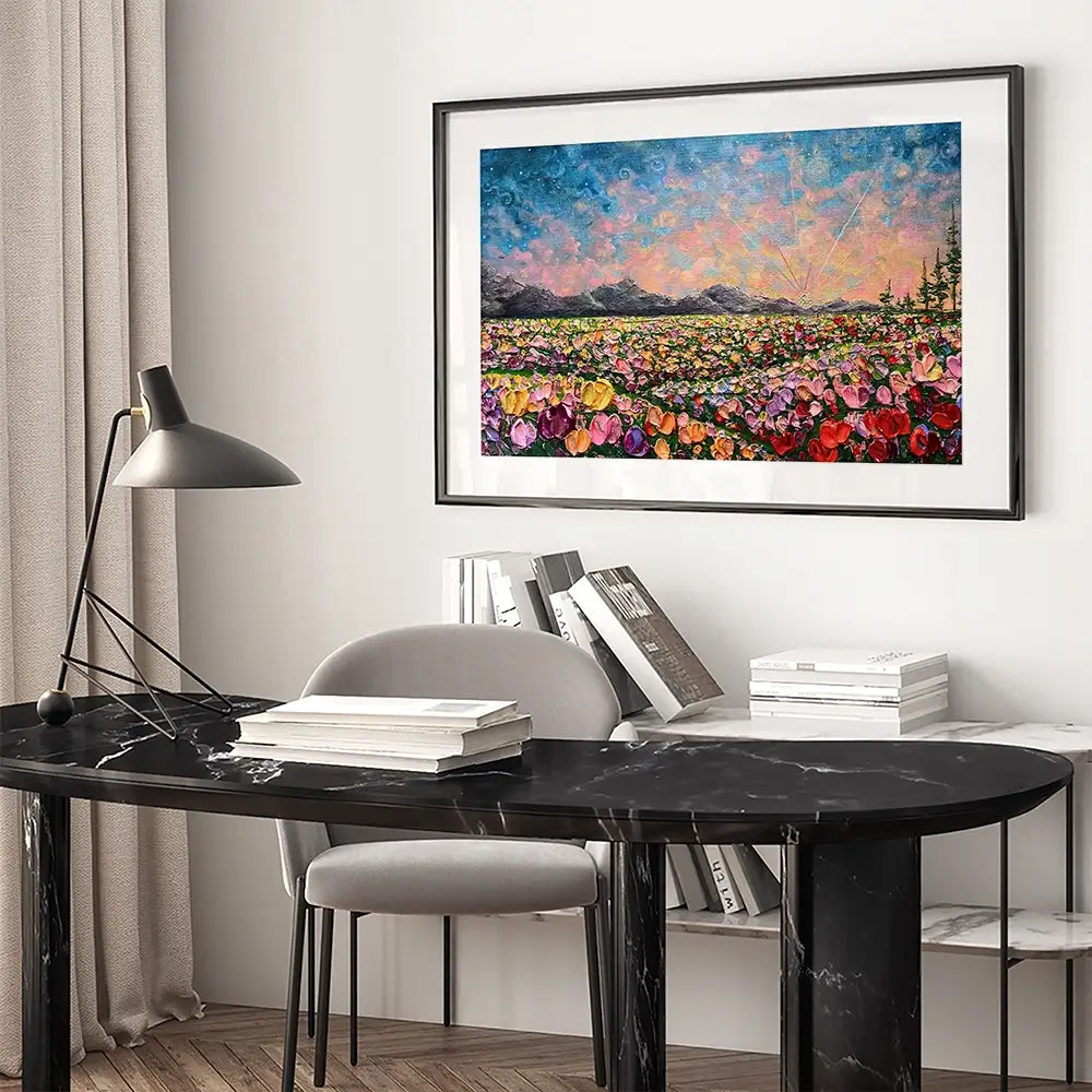 Field Of Glory Framed Art Print Field Of Glory Framed Art Print wall art product Nada Khatib
