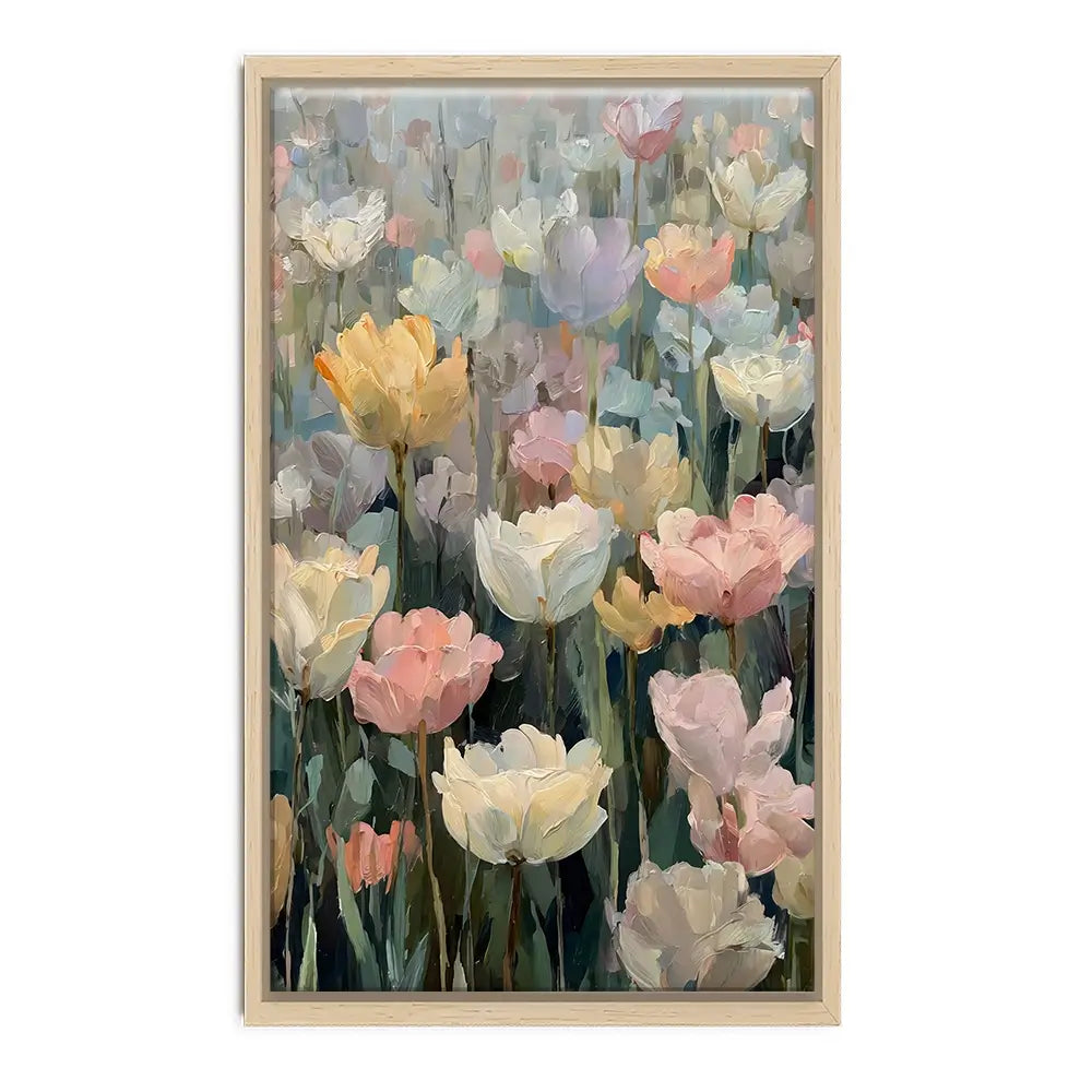 Field Of Tulips Canvas Print Field Of Tulips Canvas Print wall art product Art by Özge - Independent