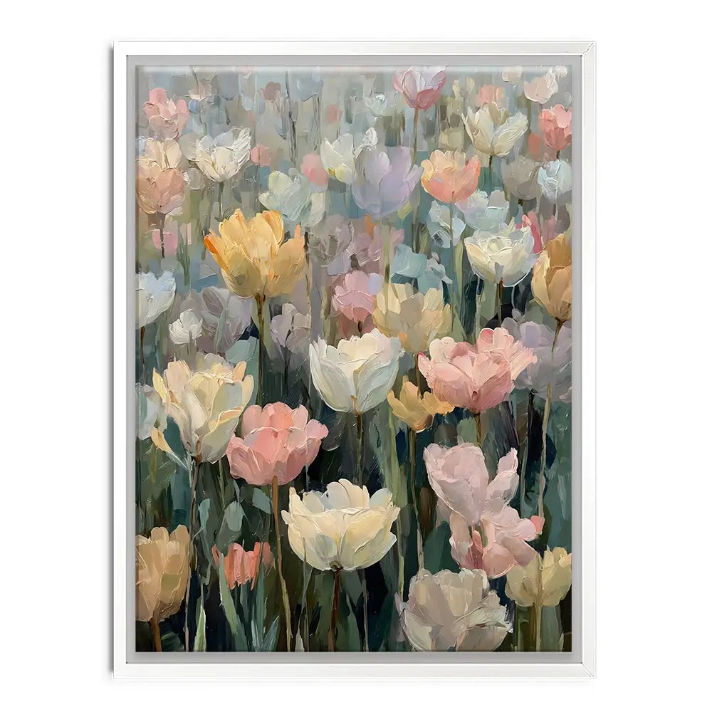 Field Of Tulips Canvas Print Field Of Tulips Canvas Print wall art product Art by Özge - Independent