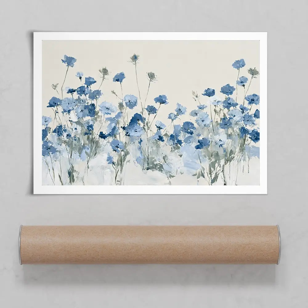 Field Of Wild Asters Art Print Field Of Wild Asters Art Print wall art product Chromatic Storm Studio