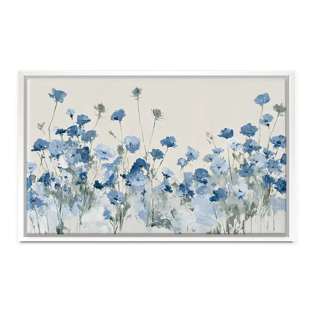Field Of Wild Asters Canvas Print Field Of Wild Asters Canvas Print wall art product Chromatic Storm Studio