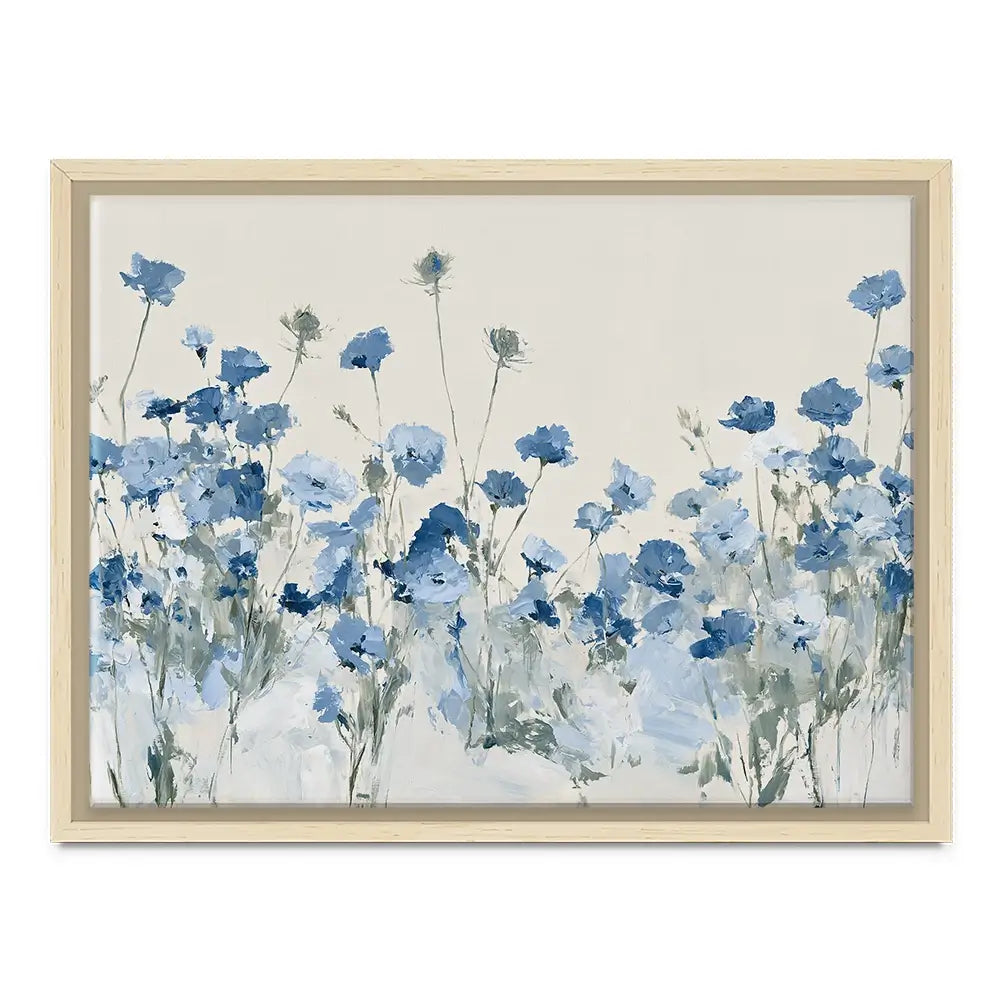 Field Of Wild Asters Canvas Print Field Of Wild Asters Canvas Print wall art product Chromatic Storm Studio