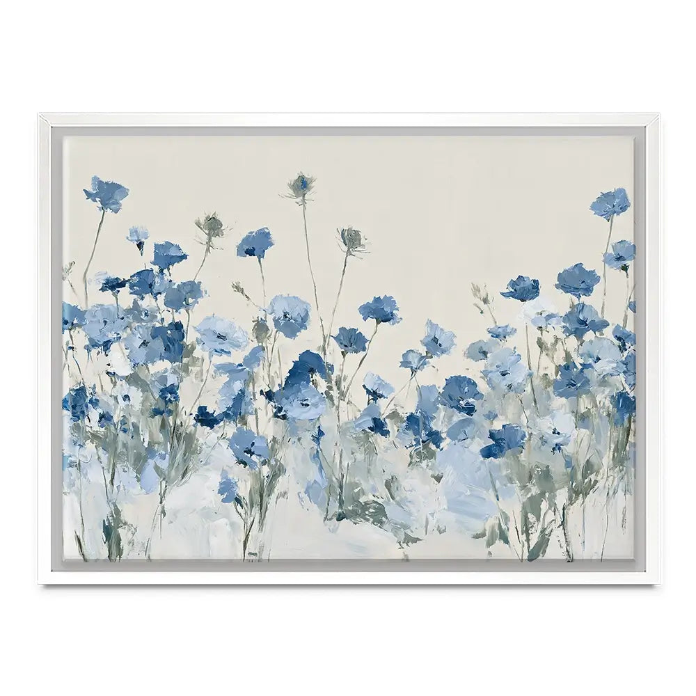 Field Of Wild Asters Canvas Print Field Of Wild Asters Canvas Print wall art product Chromatic Storm Studio