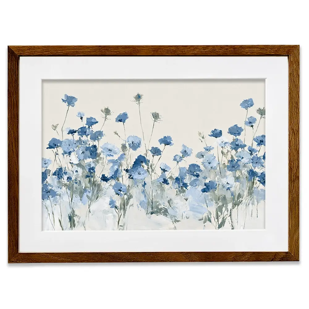 Field Of Wild Asters Framed Art Print Field Of Wild Asters Framed Art Print wall art product Chromatic Storm Studio