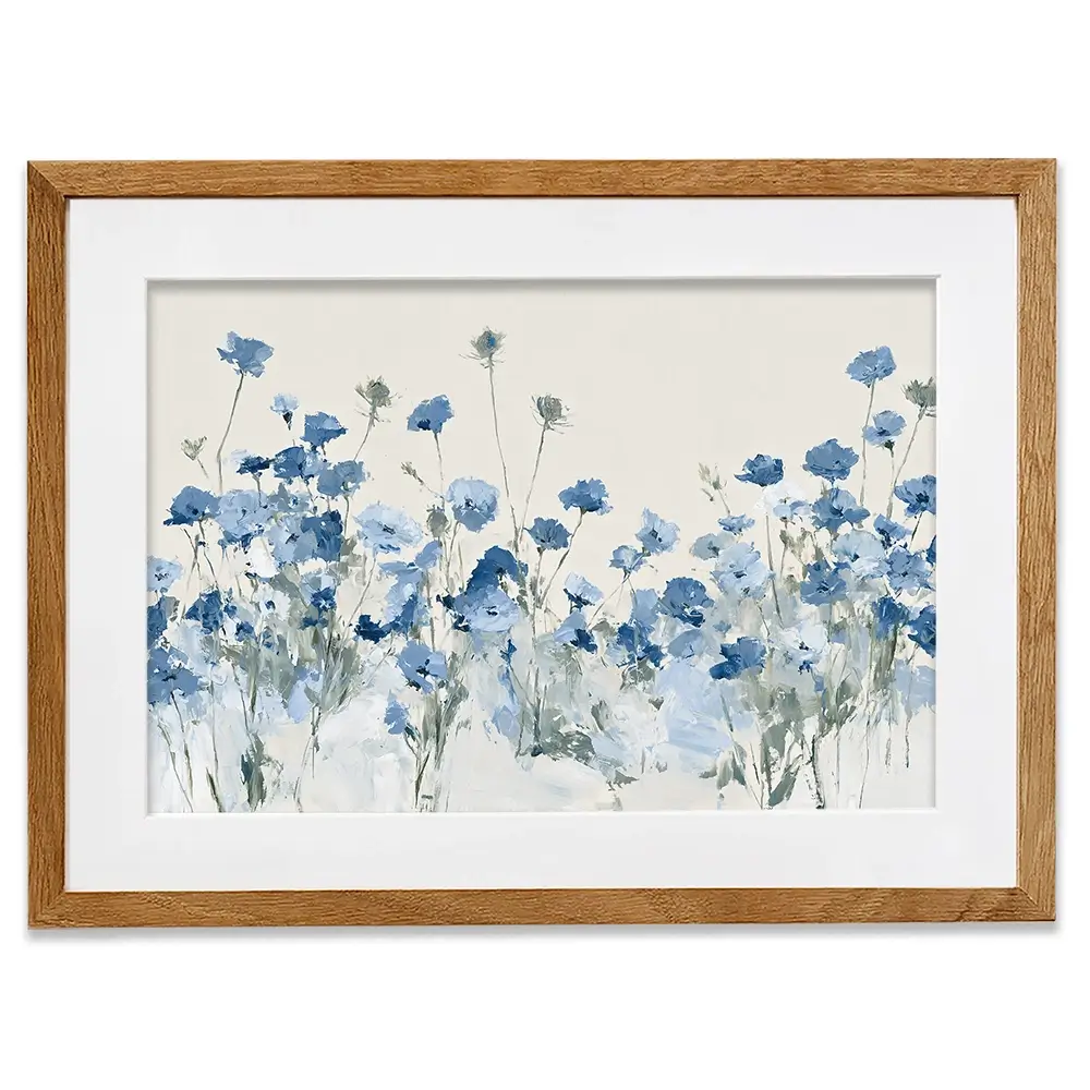 Field Of Wild Asters Framed Art Print Field Of Wild Asters Framed Art Print wall art product Chromatic Storm Studio