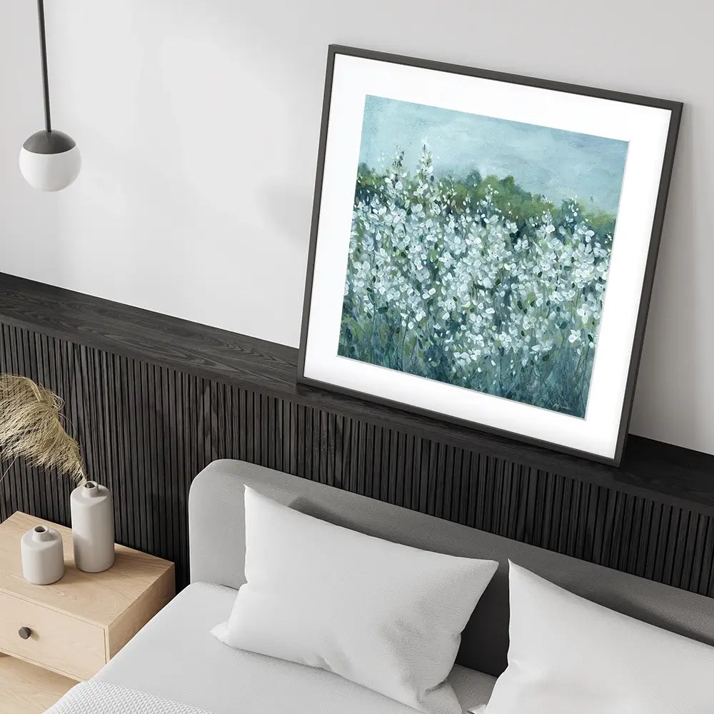 Fields In Bloom Framed Art Print Fields In Bloom Framed Art Print wall art product Carol Robinson