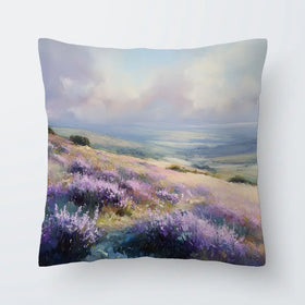 Fields Of Lavender Cushion Fields Of Lavender Cushion wall art product Tanya Ocean