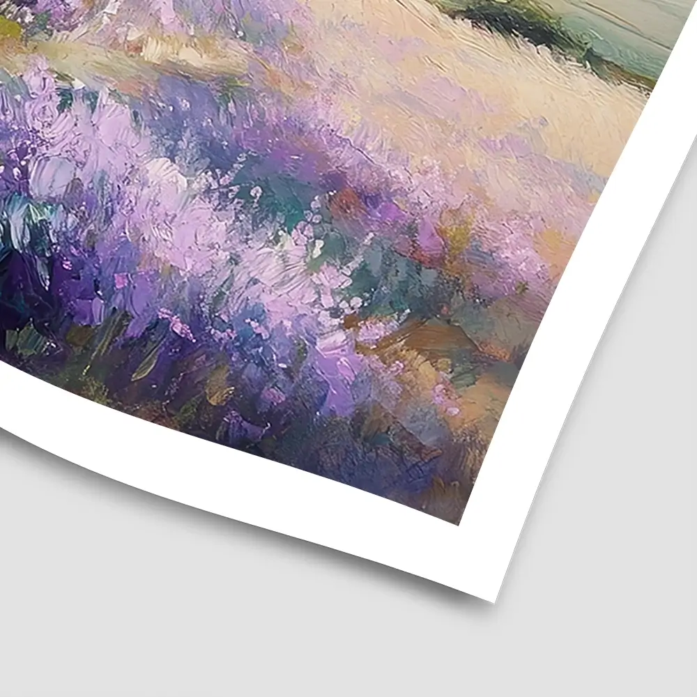 Fields Of Lavender Square Art Print Fields Of Lavender Square Art Print wall art product Tanya Ocean