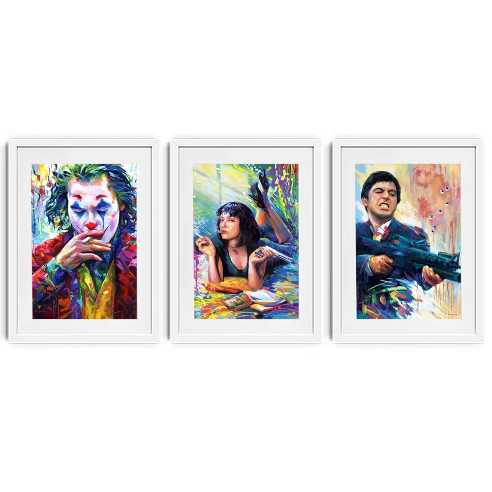 Film Stars Framed Art Print Trio Film Stars Framed Art Print Trio wall art product Leon Devenice
