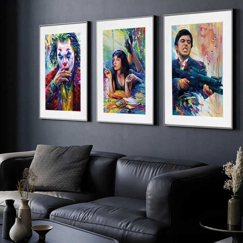 Film Stars Framed Art Print Trio Film Stars Framed Art Print Trio wall art product Leon Devenice