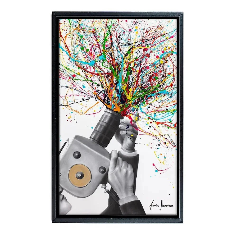 Filming The Action Canvas Print Filming The Action Canvas Print wall art product Ashvin Harrison