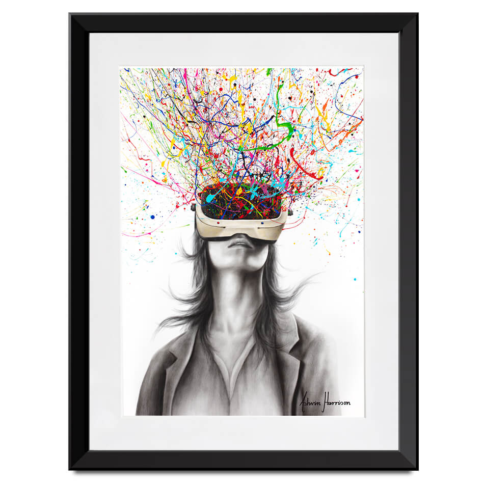 Filtered Reality Framed Art Print Filtered Reality Framed Art Print wall art product Ashvin Harrison