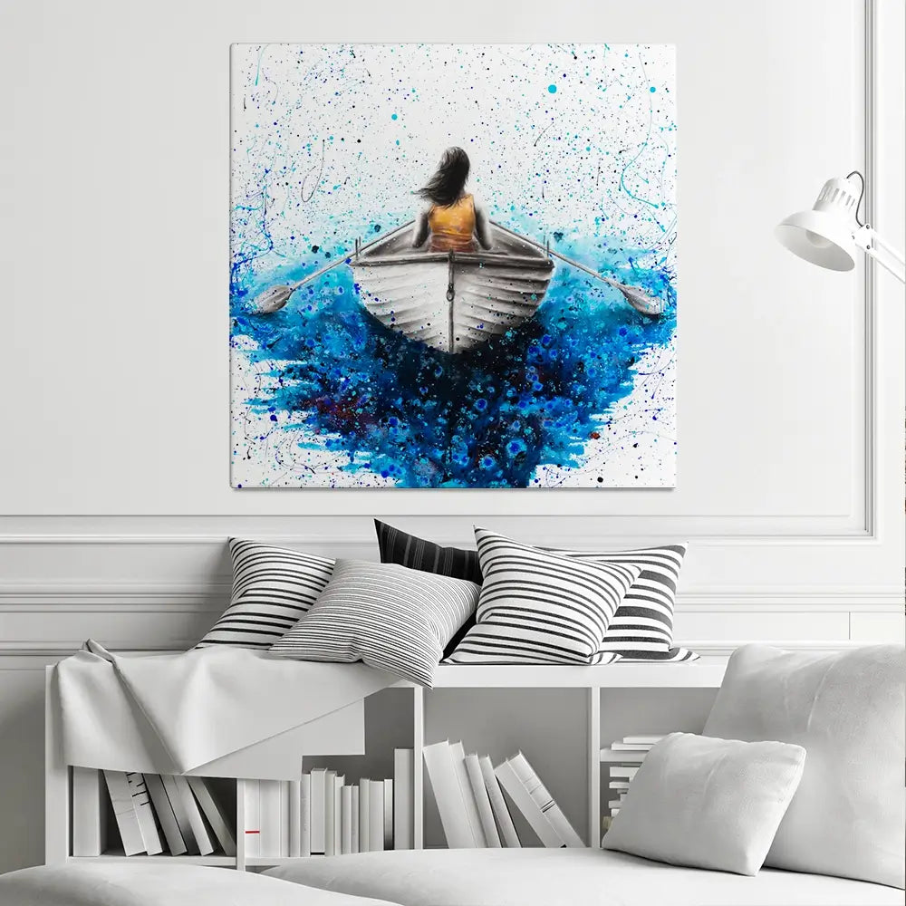Finding Me Square Canvas Print Finding Me Square Canvas Print wall art product Ashvin Harrison
