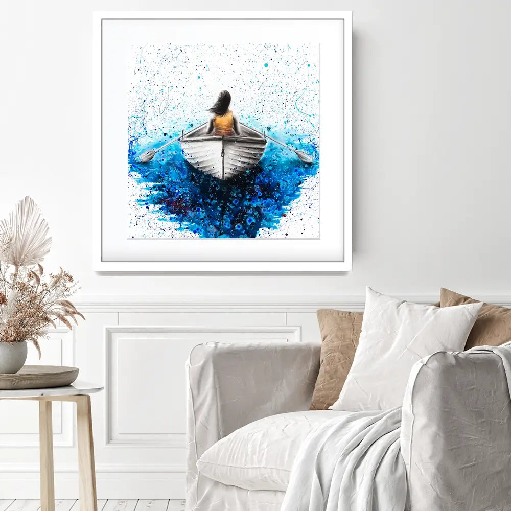 Finding Me Square Framed Art Print Finding Me Square Framed Art Print wall art product Ashvin Harrison