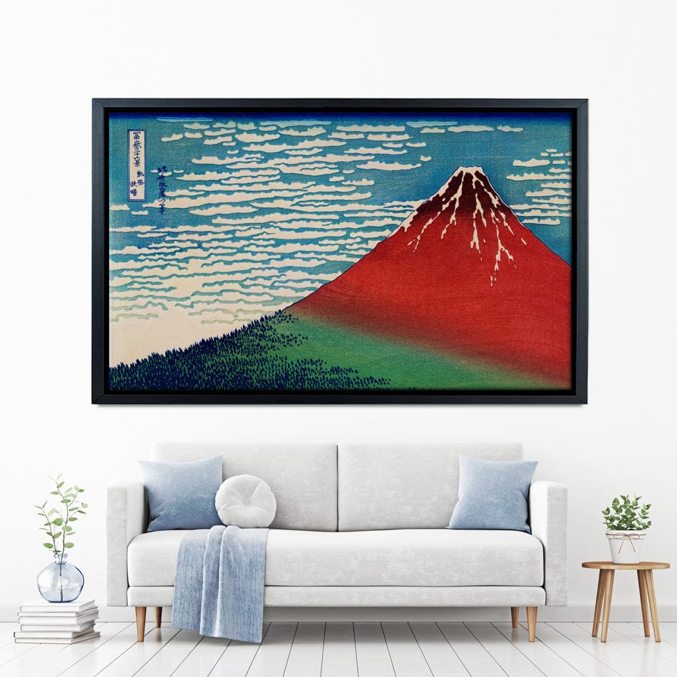 Fine Wind, Clear Morning Canvas Print wall art product Katsushika Hokusai