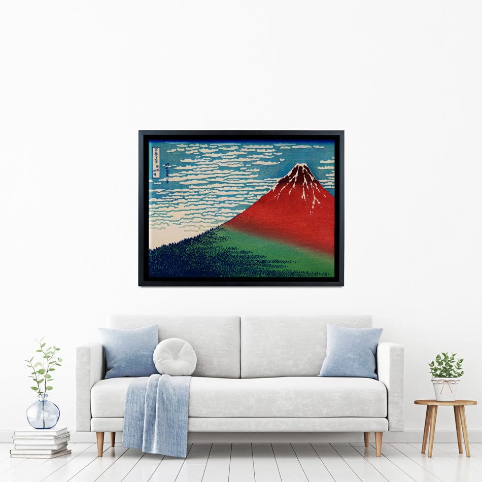 Fine Wind, Clear Morning Canvas Print wall art product Katsushika Hokusai