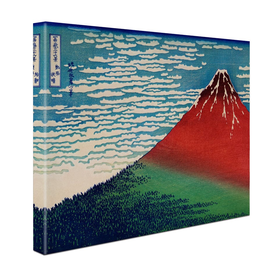 Fine Wind, Clear Morning Canvas Print wall art product Katsushika Hokusai