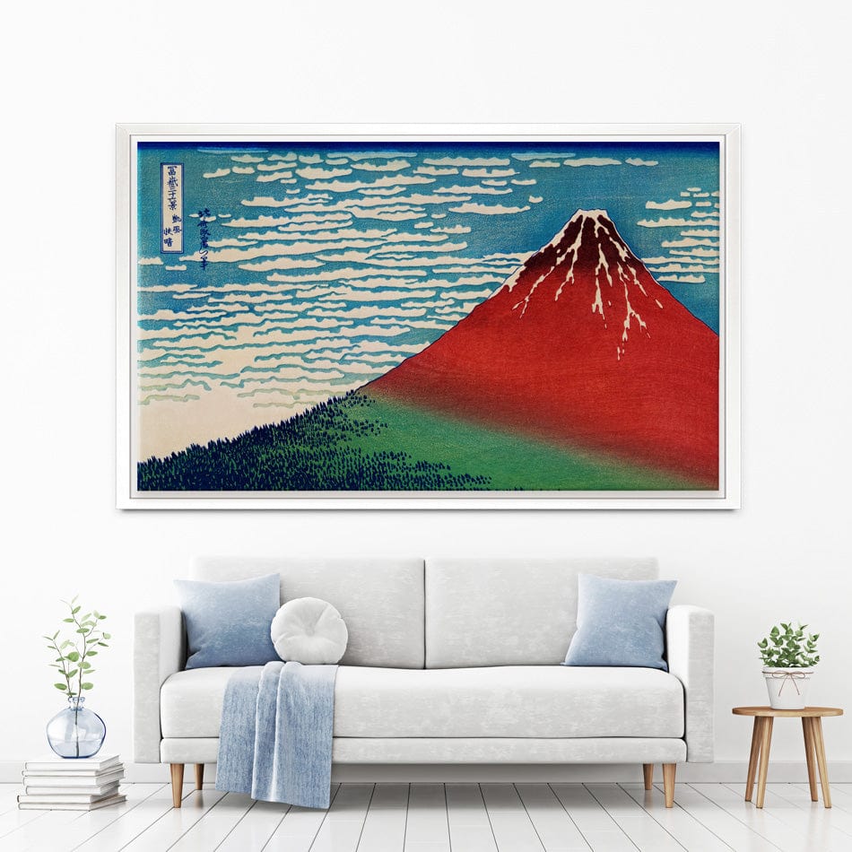 Fine Wind, Clear Morning Canvas Print wall art product Katsushika Hokusai
