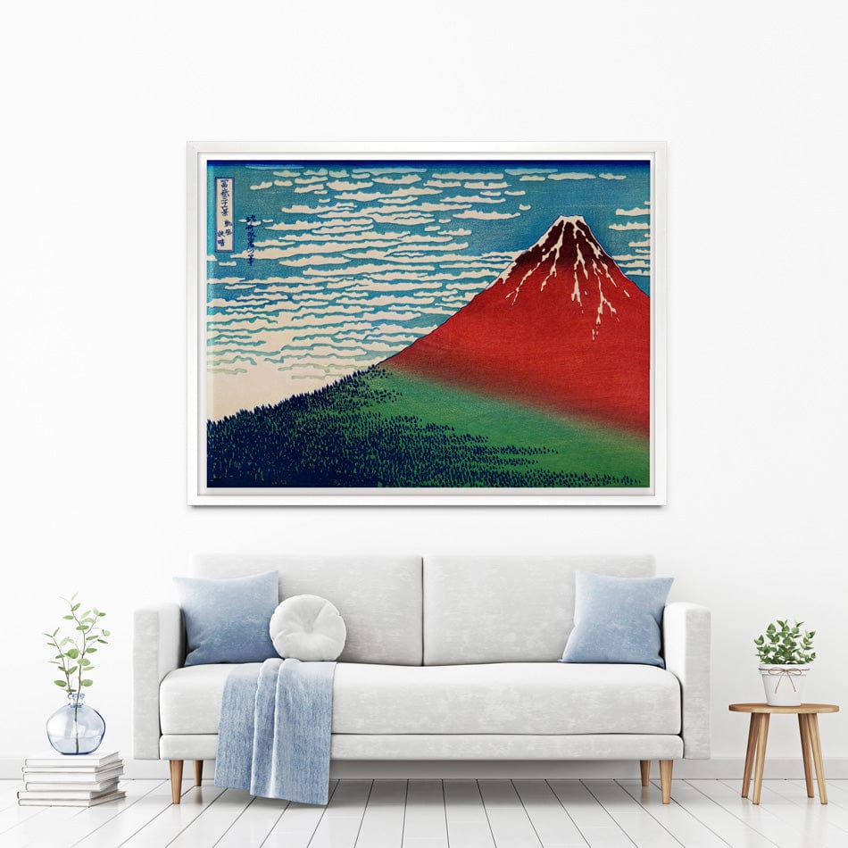 Fine Wind, Clear Morning Canvas Print wall art product Katsushika Hokusai