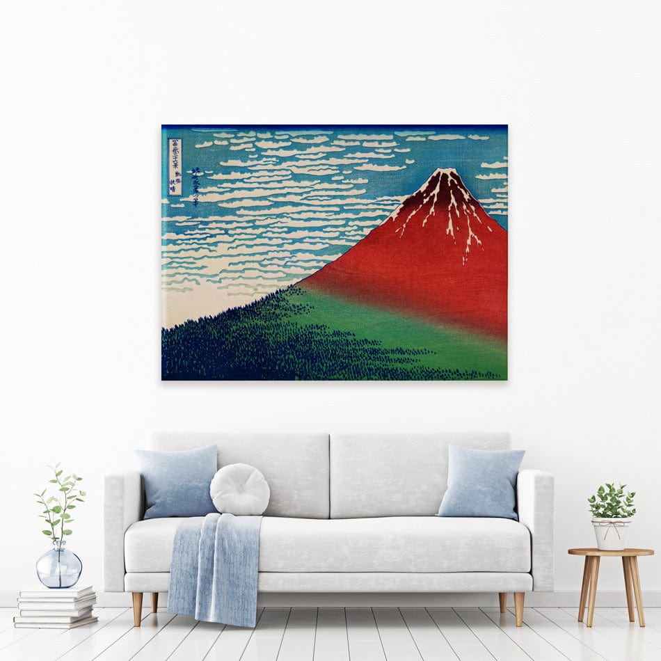 Fine Wind, Clear Morning Canvas Print wall art product Katsushika Hokusai