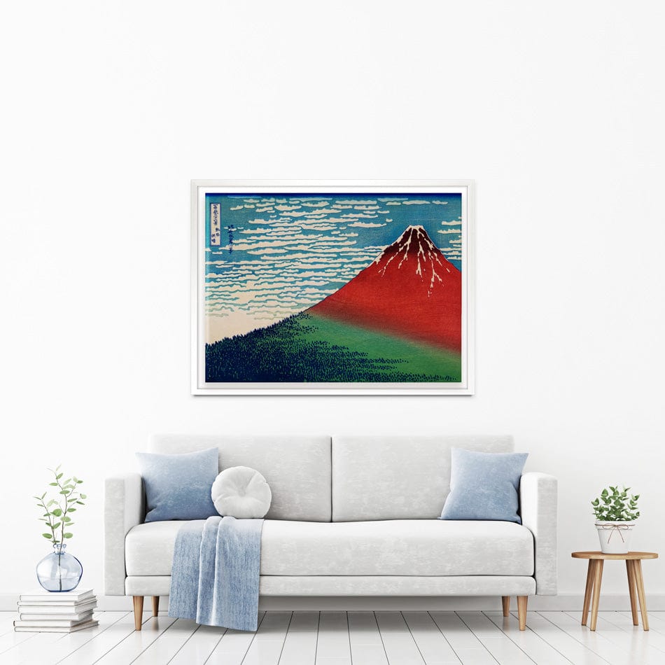 Fine Wind, Clear Morning Canvas Print wall art product Katsushika Hokusai