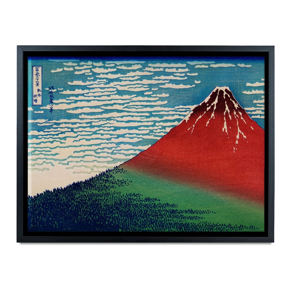Fine Wind, Clear Morning Canvas Print wall art product Katsushika Hokusai