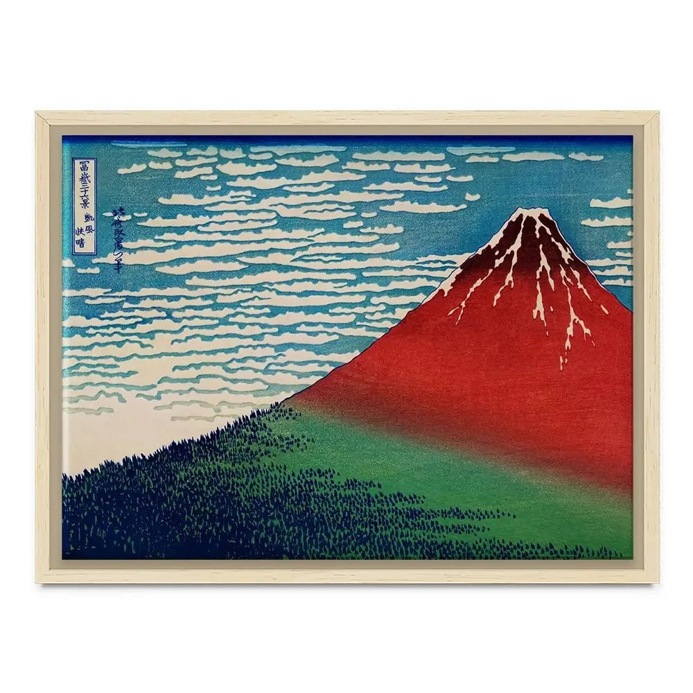 Fine Wind, Clear Morning Canvas Print Fine Wind, Clear Morning Canvas Print wall art product Katsushika Hokusai / Indepedent