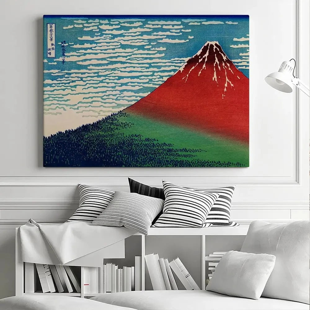 Fine Wind, Clear Morning Canvas Print Fine Wind, Clear Morning Canvas Print wall art product Katsushika Hokusai / Indepedent