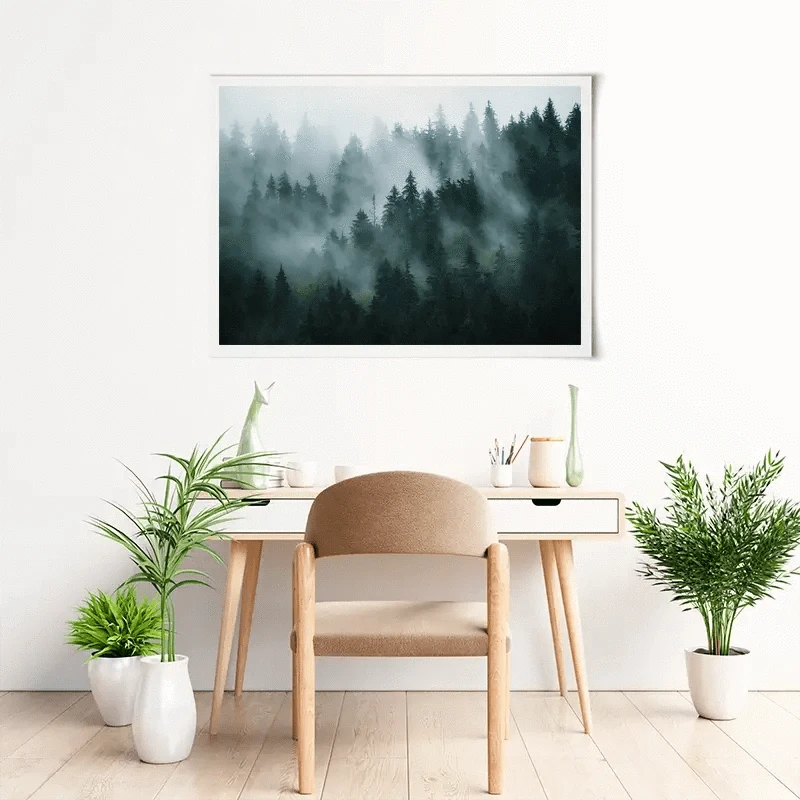 Fir Forest Art Print Fir Forest Art Print wall art product Roxana Bashyrova / Shutterstock