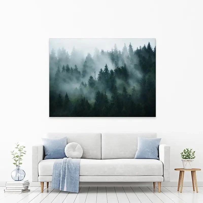 Fir Forest Canvas Print Fir Forest Canvas Print wall art product Roxana Bashyrova / Shutterstock