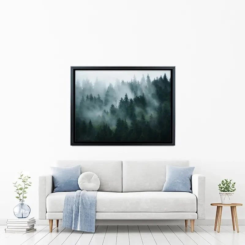 Fir Forest Canvas Print Fir Forest Canvas Print wall art product Roxana Bashyrova / Shutterstock