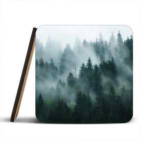 Fir Forest Coaster Set Fir Forest Coaster Set wall art product Roxana Bashyrova / Shutterstock