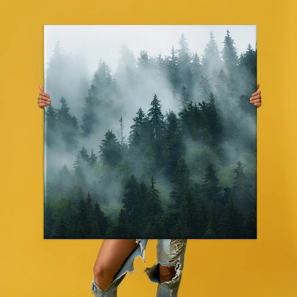 Fir Forest Oversized Canvas Print Fir Forest Oversized Canvas Print wall art product Art Print Shop