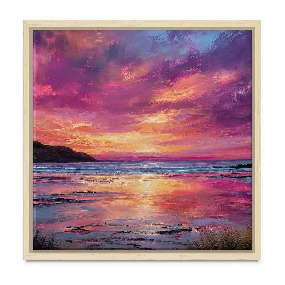 Fire Sky Bay Oversized Canvas Print Fire Sky Bay Oversized Canvas Print wall art product Art Print Shop