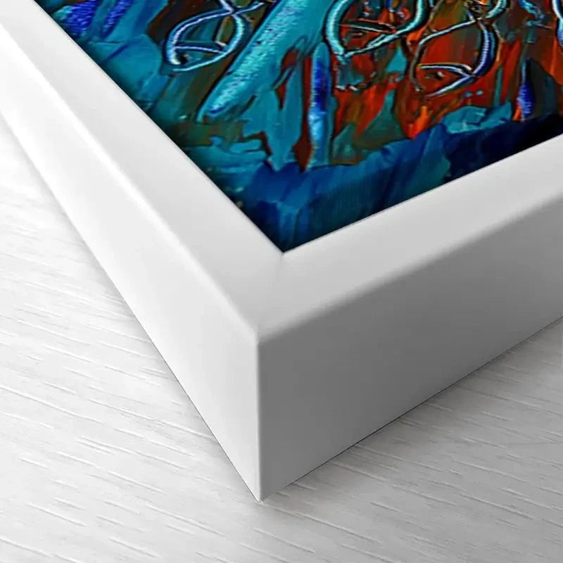 Fish Frenzy Canvas Print Fish Frenzy Canvas Print wall art product Denis Kuvaev / Shutterstock