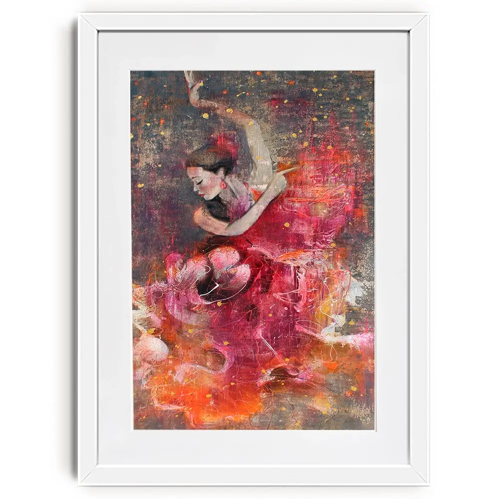 Flamenco Framed Art Print Flamenco Framed Art Print wall art product Studio Paint-Ing