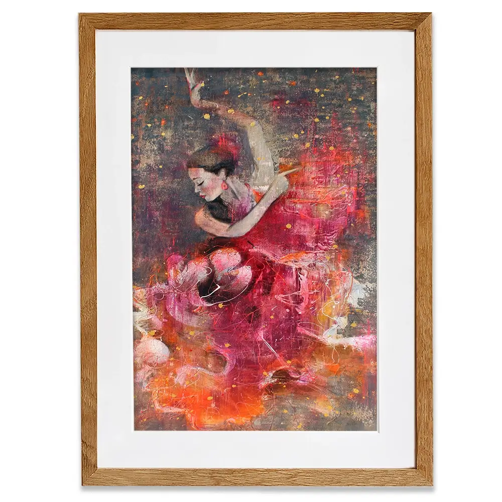 Flamenco Framed Art Print Flamenco Framed Art Print wall art product Studio Paint-Ing