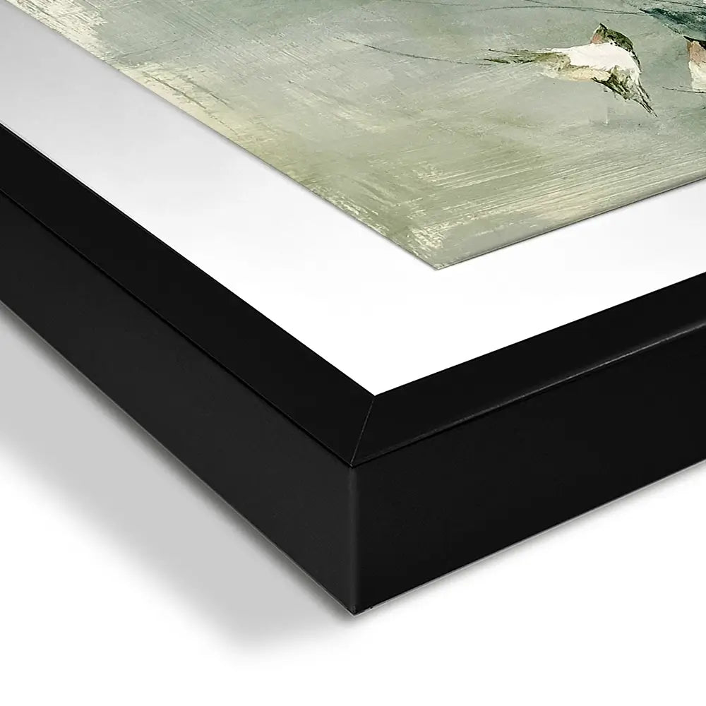 Flight Past Blossoms Framed Art Print Flight Past Blossoms Framed Art Print wall art product Chromatic Storm Studio