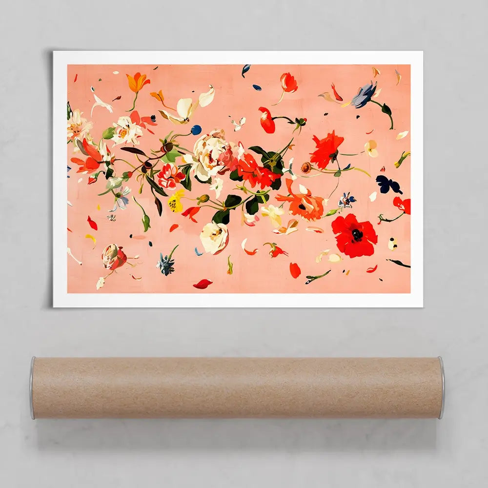 Floating Flowers Art Print Floating Flowers Art Print wall art product Treechild