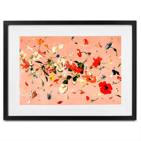 Floating Flowers Framed Art Print Floating Flowers Framed Art Print wall art product Treechild