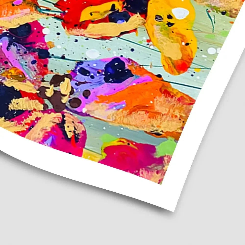 Flora Art Print Flora Art Print wall art product Scarlet Sky Studio