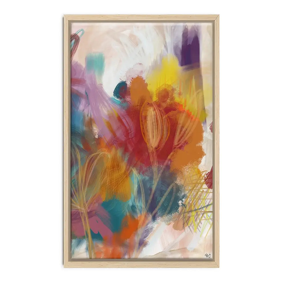 Floral Carnival Canvas Print Floral Carnival Canvas Print wall art product Fab Funky