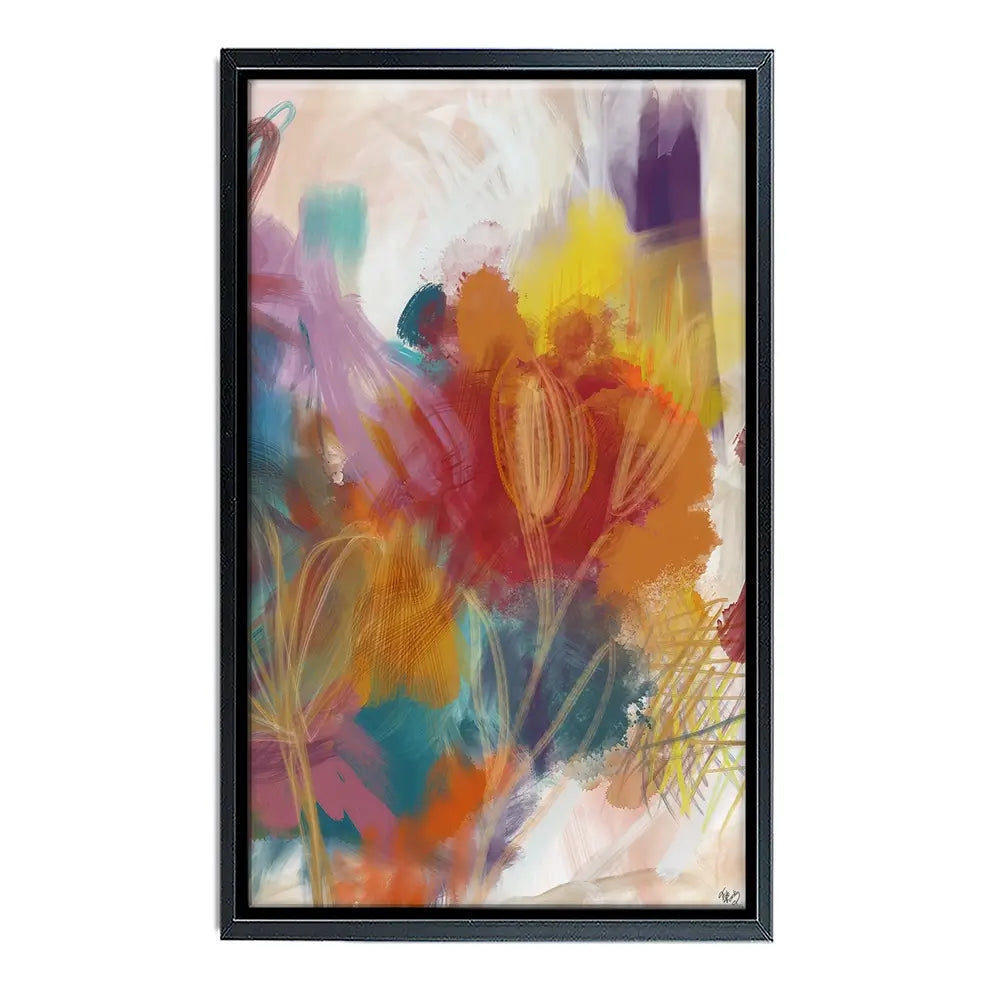 Floral Carnival Canvas Print Floral Carnival Canvas Print wall art product Fab Funky