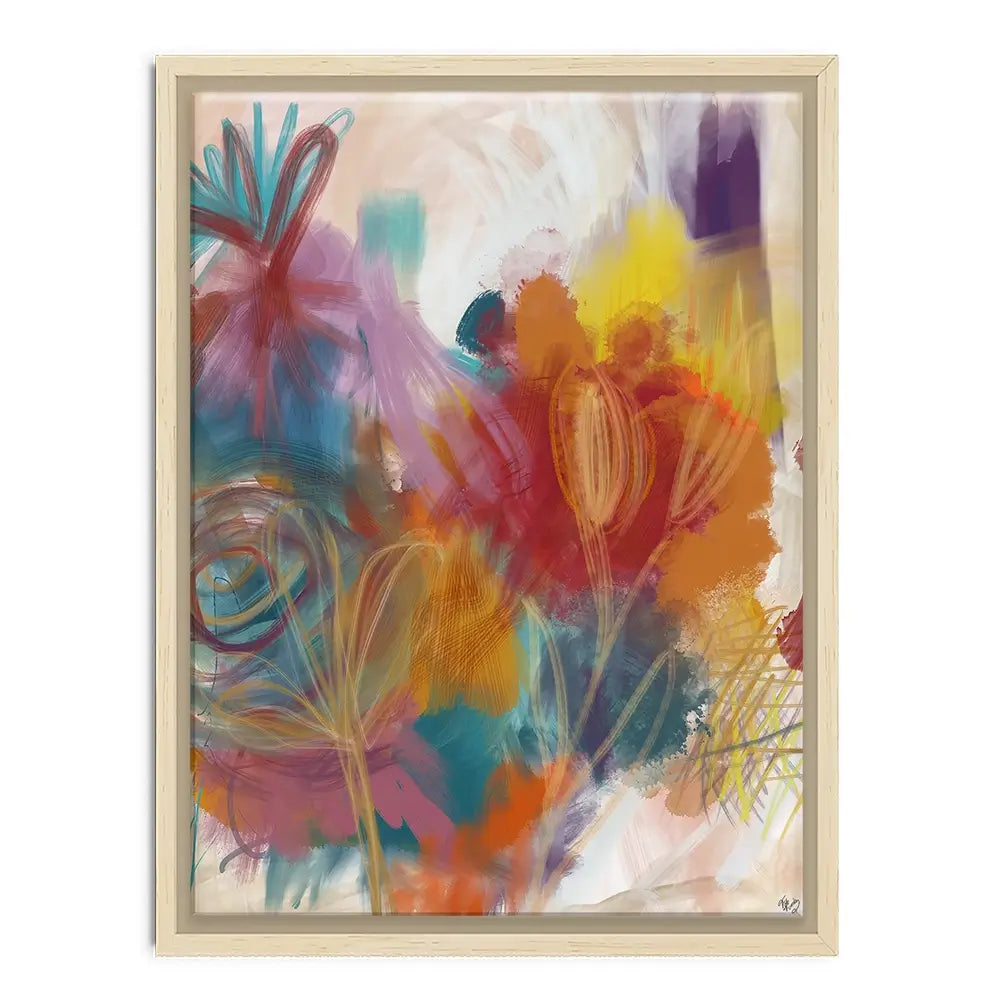 Floral Carnival Canvas Print Floral Carnival Canvas Print wall art product Fab Funky